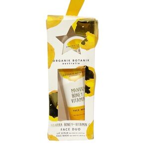 Organik Botanik Australia Manuka Honey Plus Vitamin C Face Mask Lip Face Duo